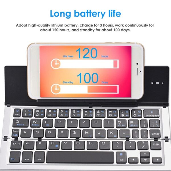 Mini Teclado Bluetooth para Celulares e Tablets - Imagem 7