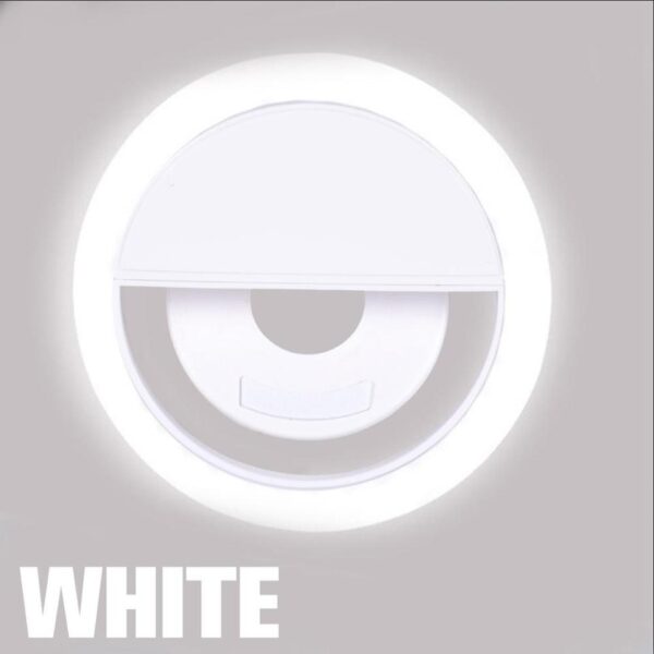 Mini Ring Light Led para Selfie - Encaixa no Celular - Imagem 4