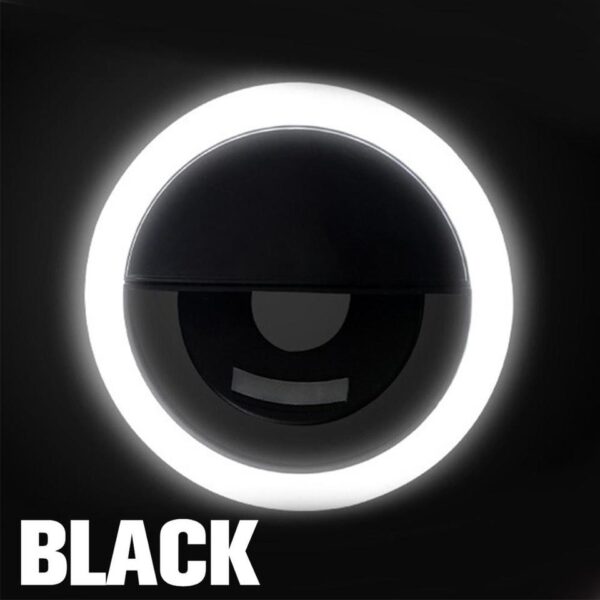 Mini Ring Light Led para Selfie - Encaixa no Celular - Imagem 8