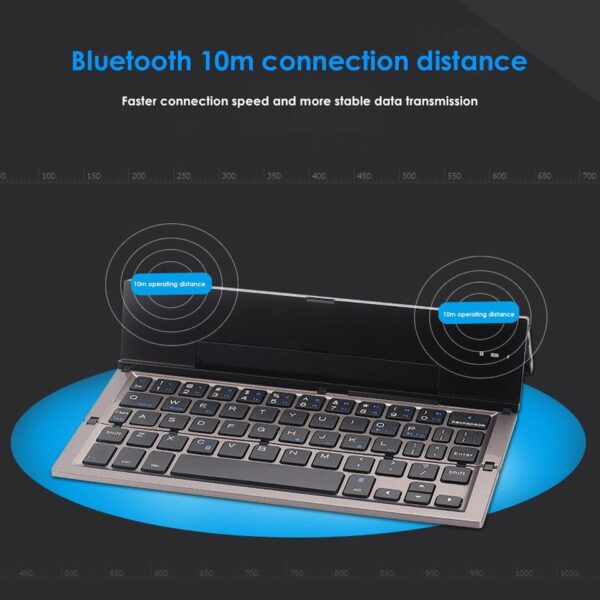 Mini Teclado Bluetooth para Celulares e Tablets - Imagem 9