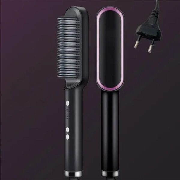 Escova 2 em 1 Hair Liss - Alisa e Seca o Cabelo - Bivolt - Imagem 3