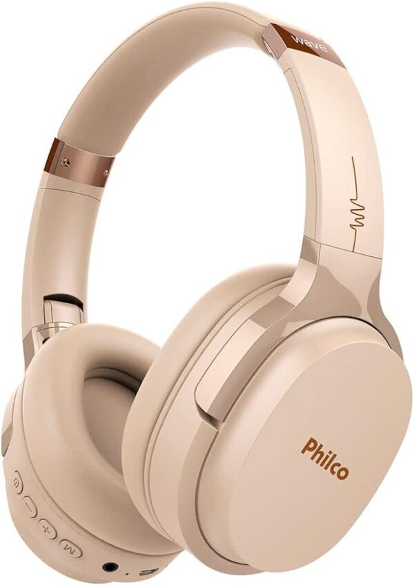 Headphone Bluetooth Philco PFO01BTG Wave - Bivolt Rose Gold - Imagem 3