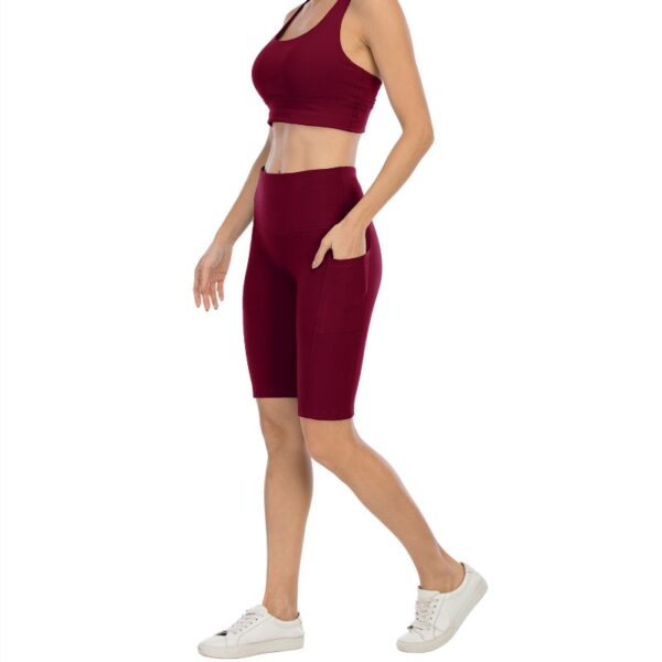 Short Legging Fitness Com Bolso - Imagem 6
