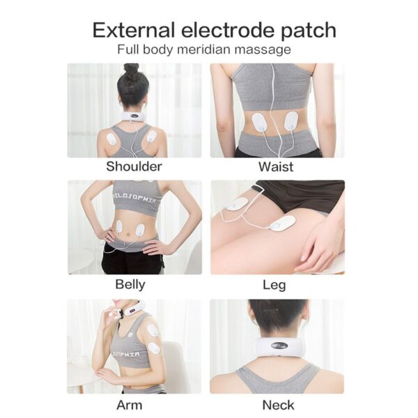 Massageador Cervical e Vertebral - 6 modos Smart Massager - Alivia Dores e Tensões - Imagem 2